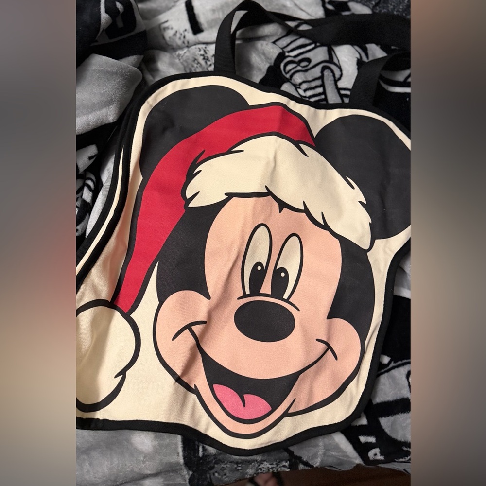 Disney Mickey Mouse Festive Red and Black Kids One Piece